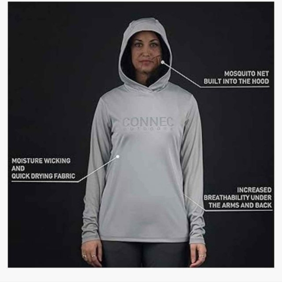 Mosquito net hoodie size large women's - Picture 2 of 6